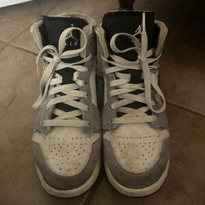 Jordan Black and Gray Sneakers